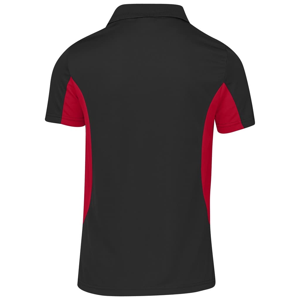 Kids Championship Golf Shirt - Black Red