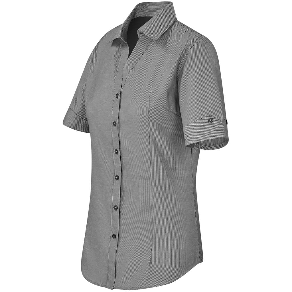 Ladies Short Sleeve Northampton Shirt - Black