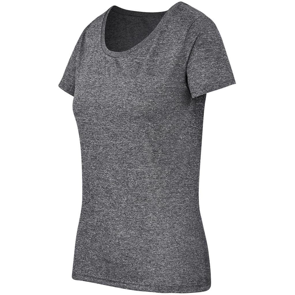 Ladies Oregon Melange T-Shirt - Charcoal