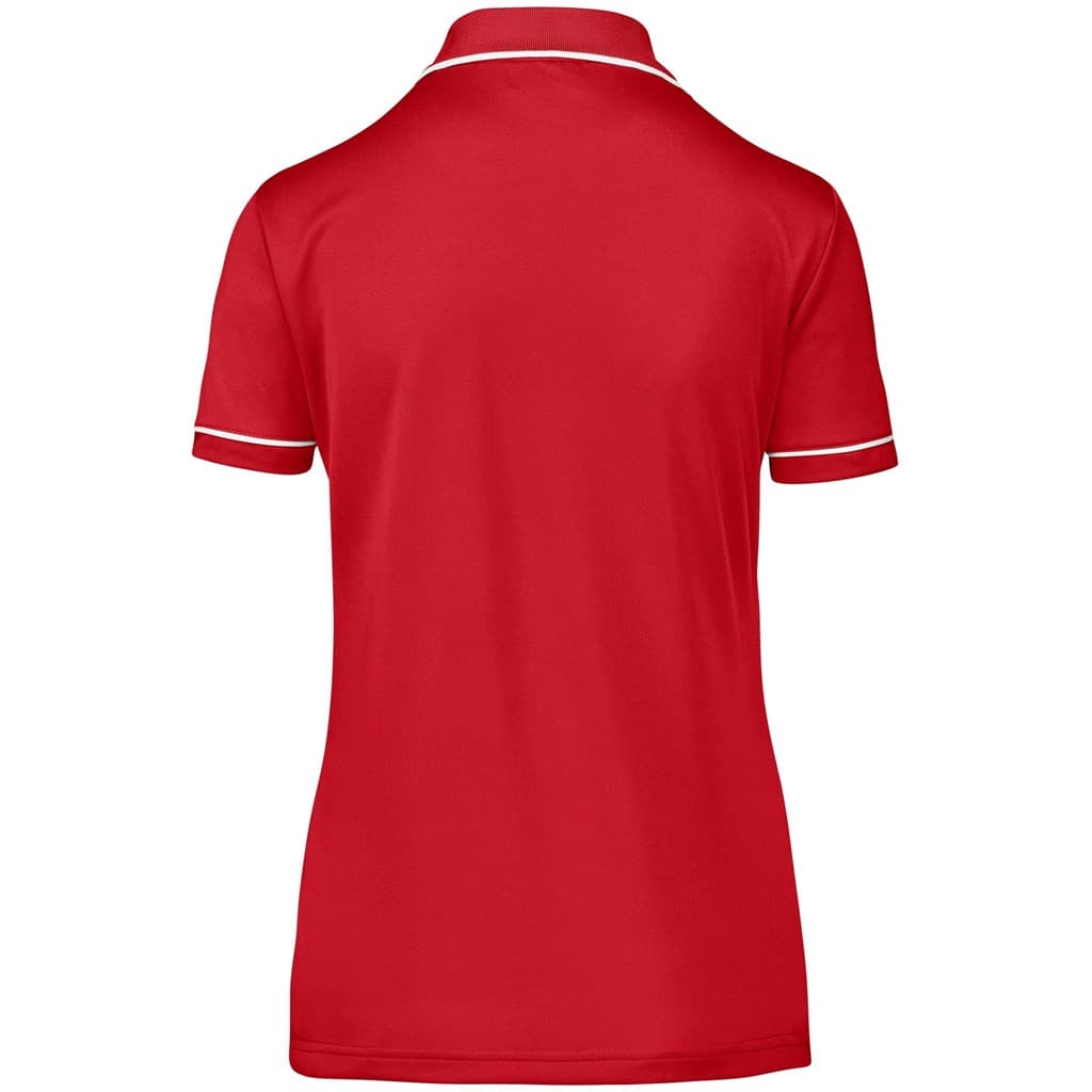 Ladies Osaka Golf Shirt - Red