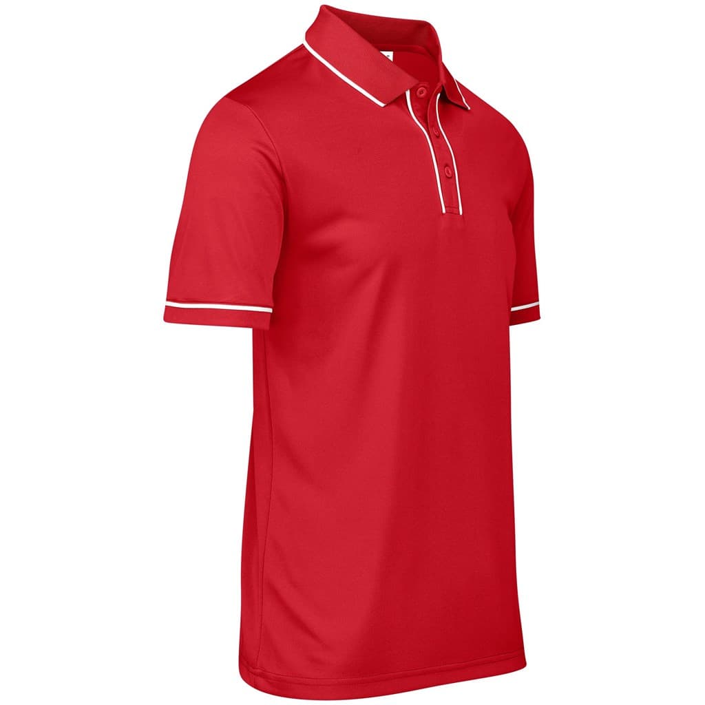 Mens Osaka Golf Shirt - Red