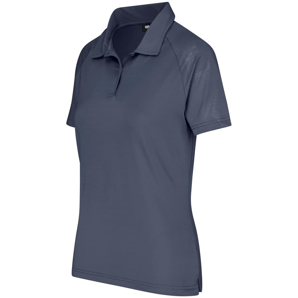 Ladies Santorini Golf Shirt - Grey
