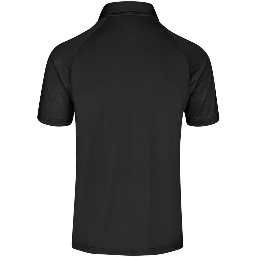 Mens Santorini Golf Shirt - Black