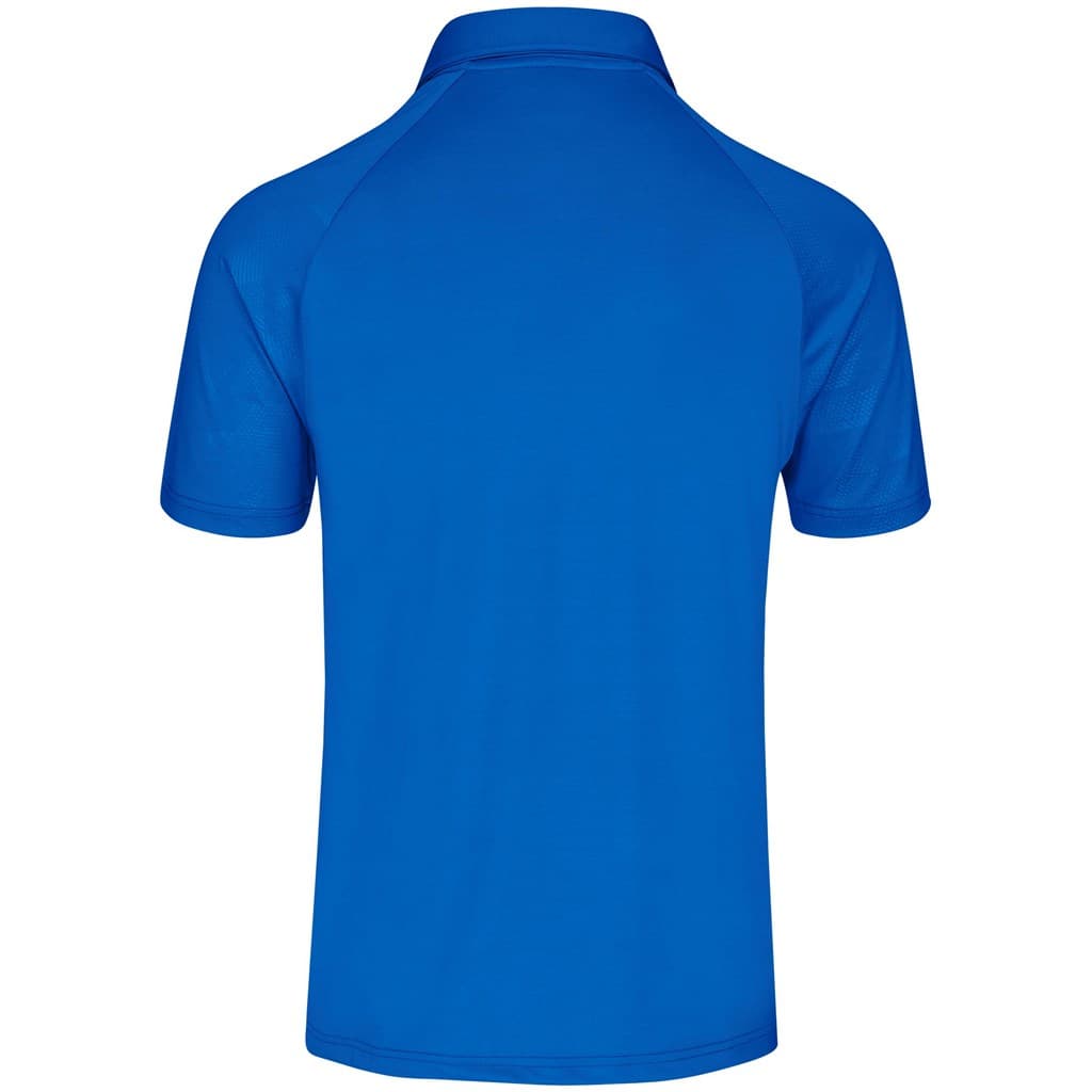 Mens Santorini Golf Shirt - Blue