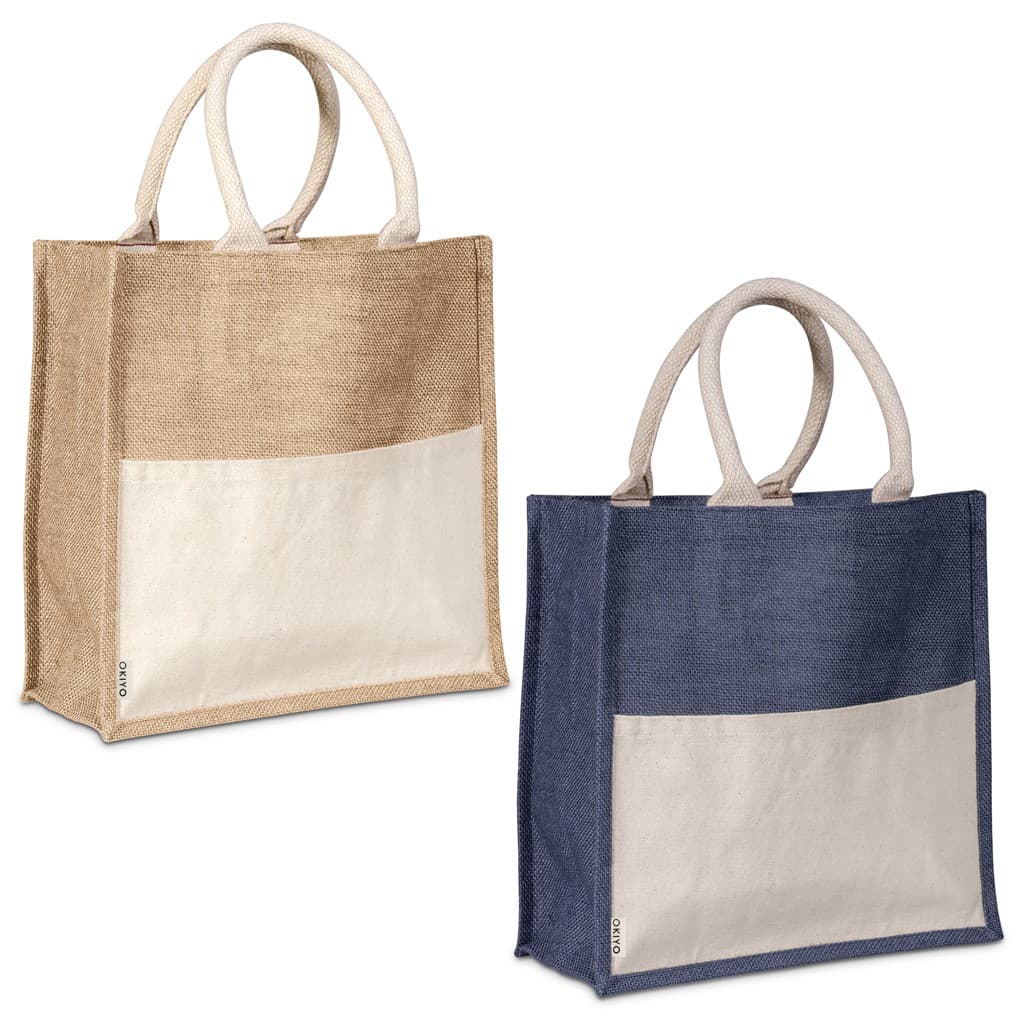 Okiyo Kachi Jute & Cotton Tote