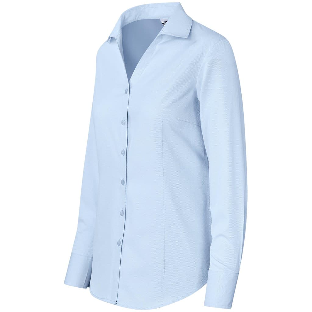 Ladies Long Sleeve Carolina Shirt - Sky Blue