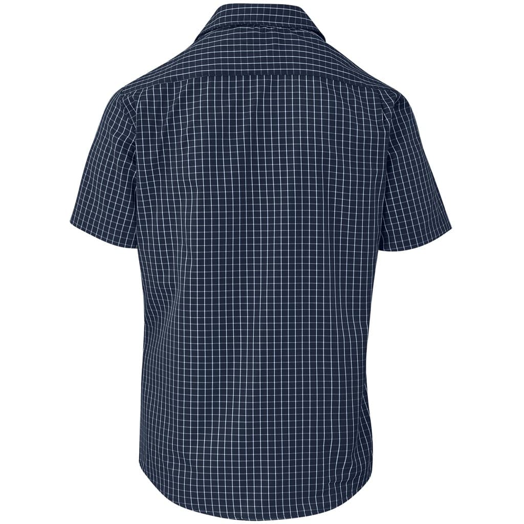 Mens Short Sleeve Aston Shirt - Navy
