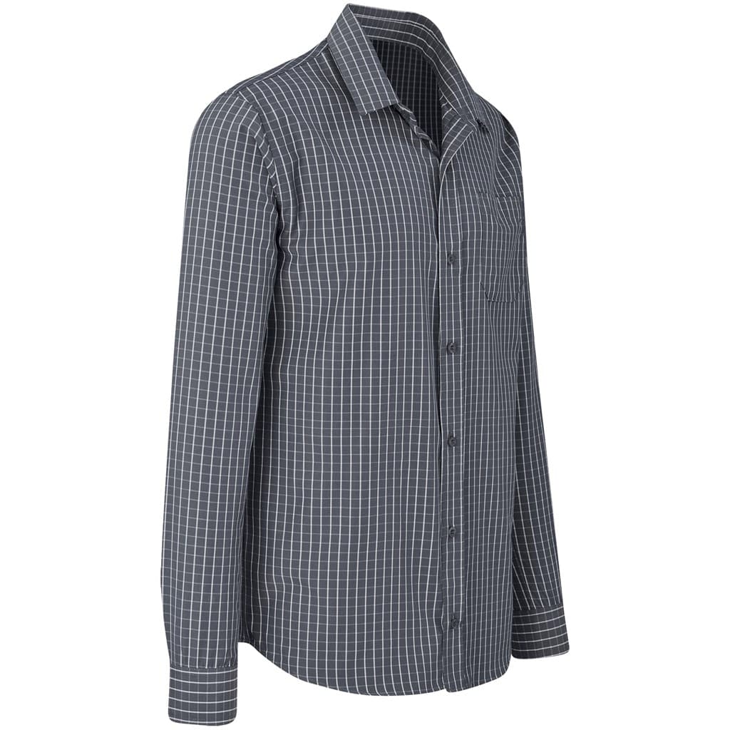 Men Long Sleeve Aston Shirt - Grey