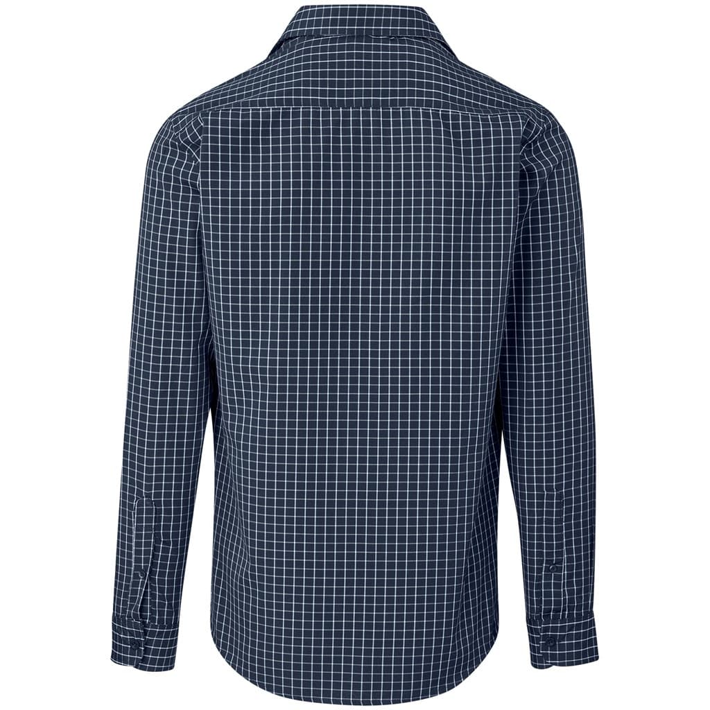 Men Long Sleeve Aston Shirt - Navy