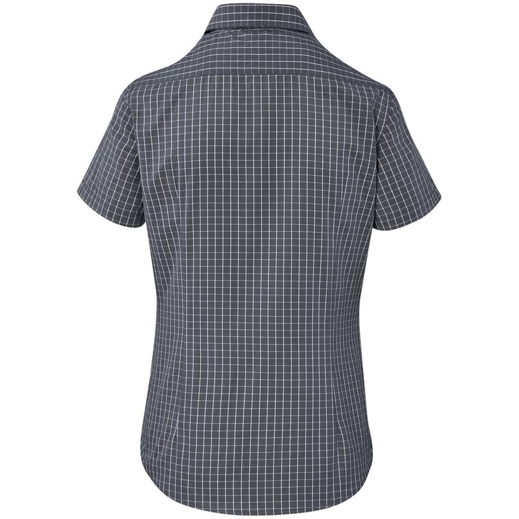Ladies Short Sleeve Aston Shirt - Grey