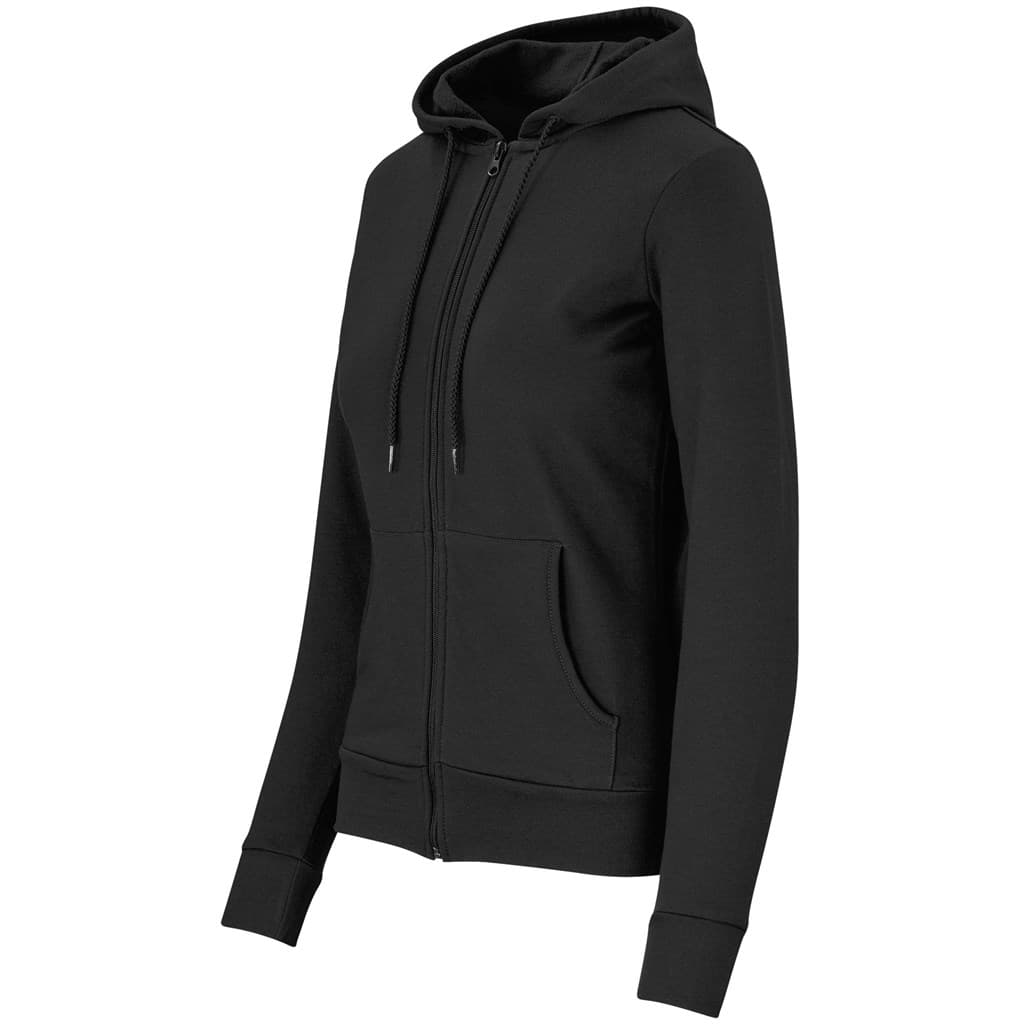Ladies Bravo Hooded Sweater - Black