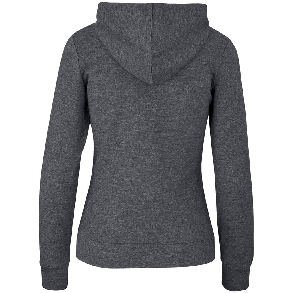 Ladies Bravo Hooded Sweater - Charcoal