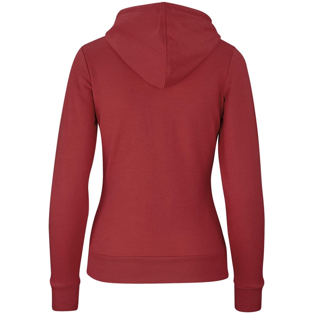 Ladies Omega Hooded Sweater - Red