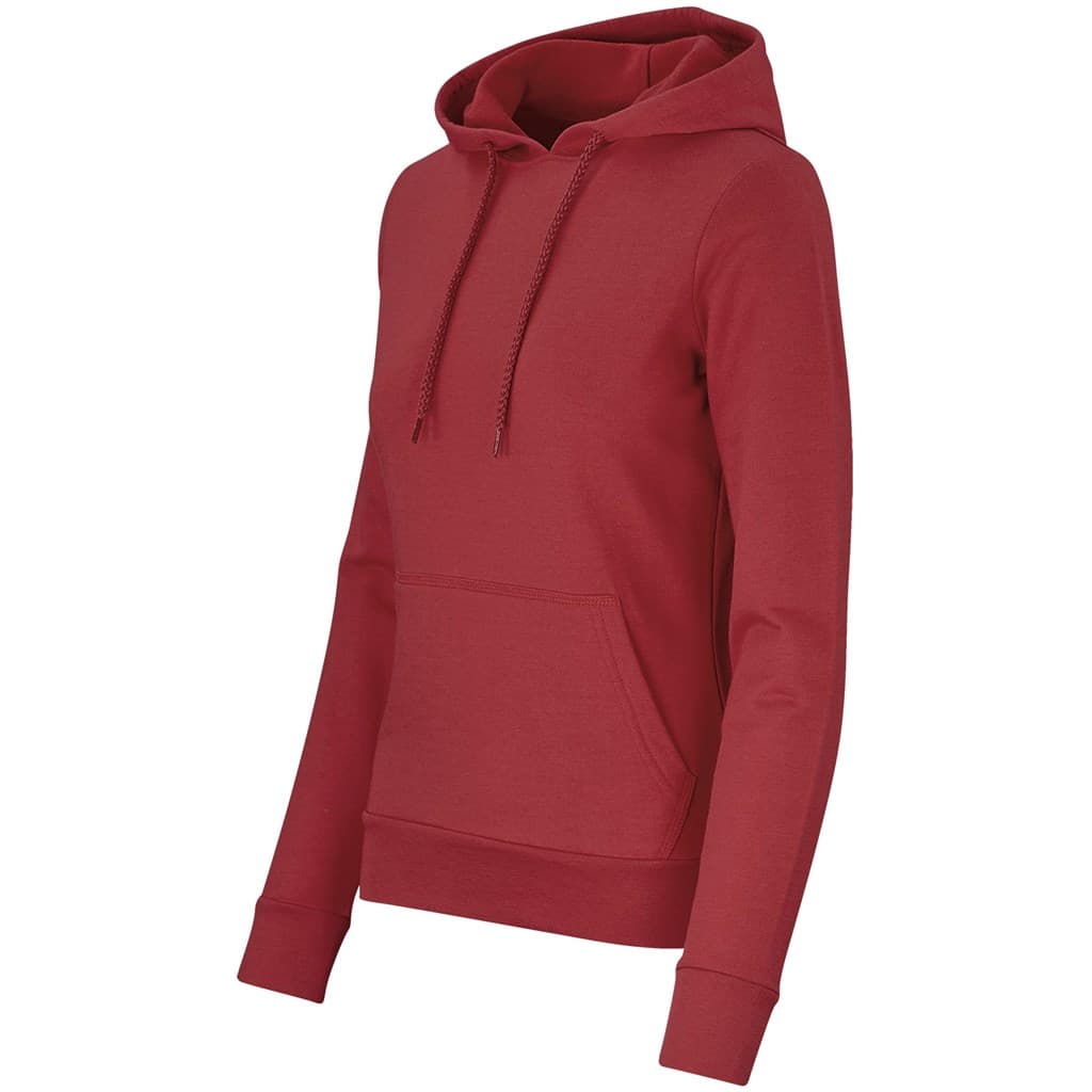 Ladies Omega Hooded Sweater - Red
