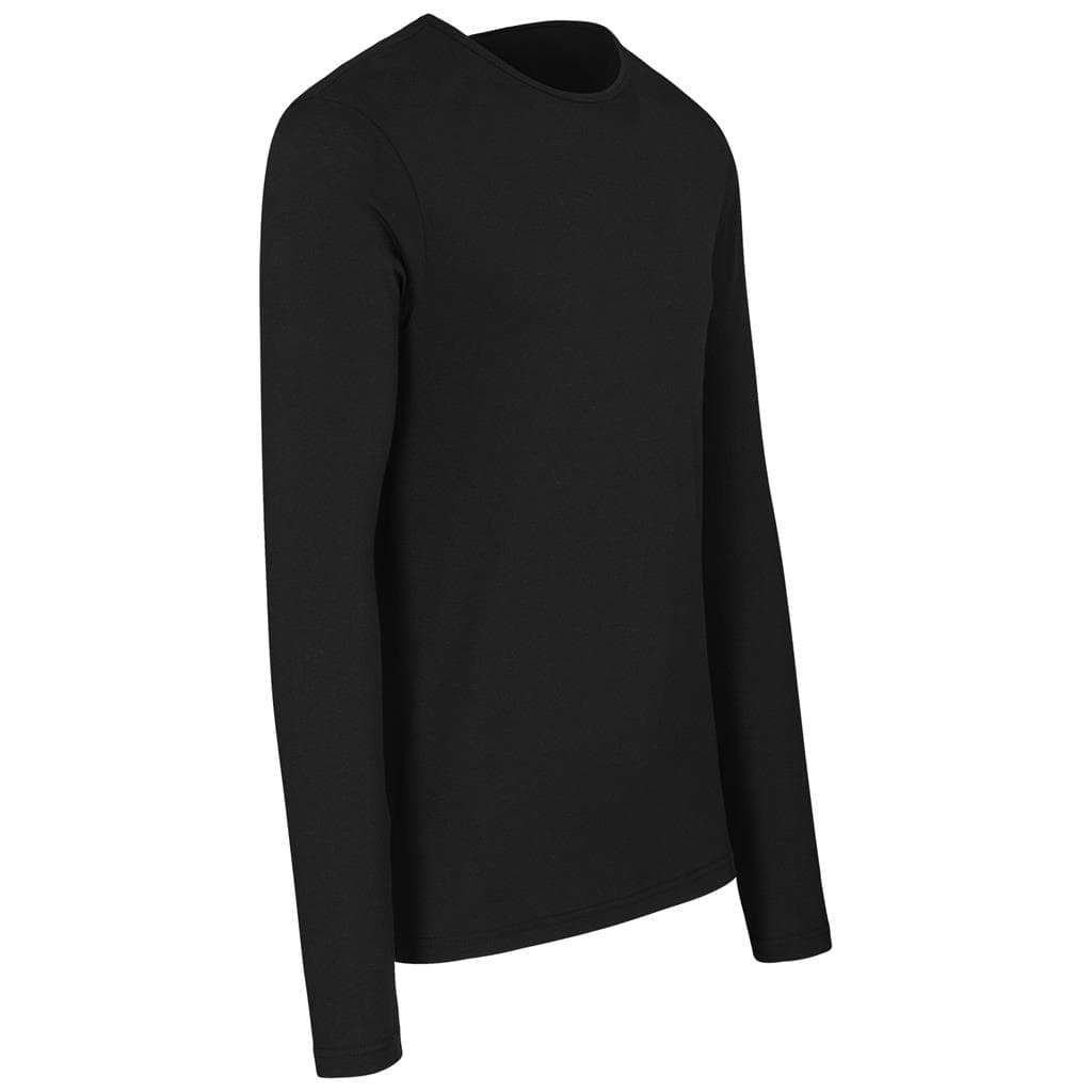 Mens Long Sleeve Portland T-Shirt - Black
