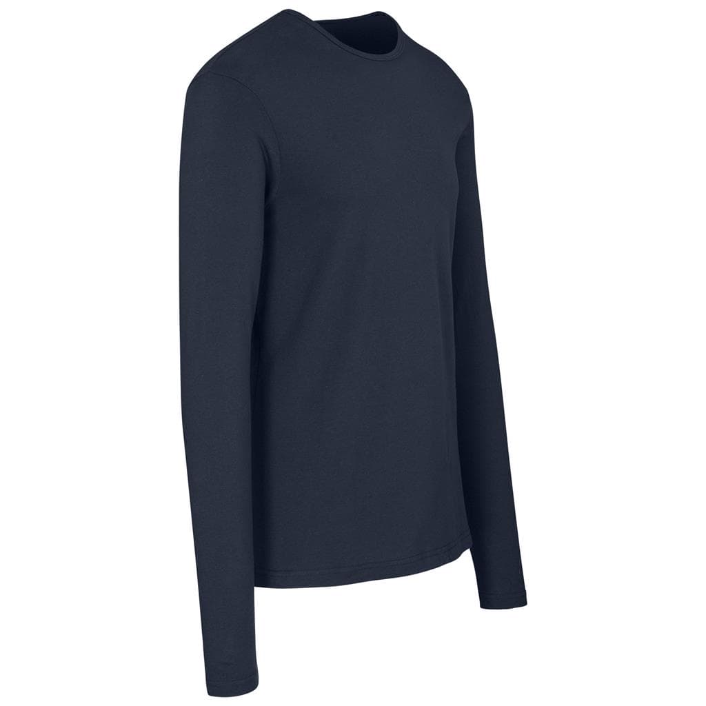 Mens Long Sleeve Portland T-Shirt - Navy