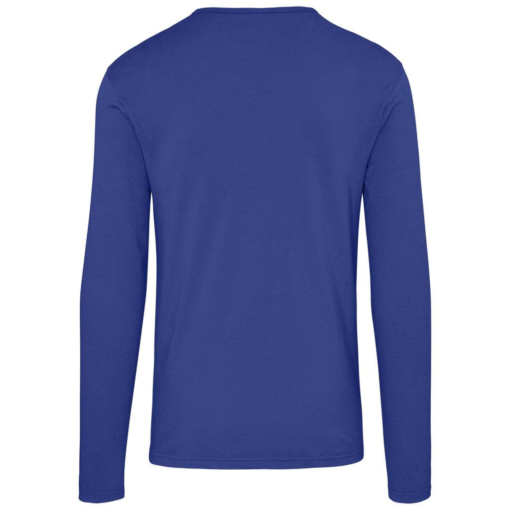 Mens Long Sleeve Portland T-Shirt - Royal Blue