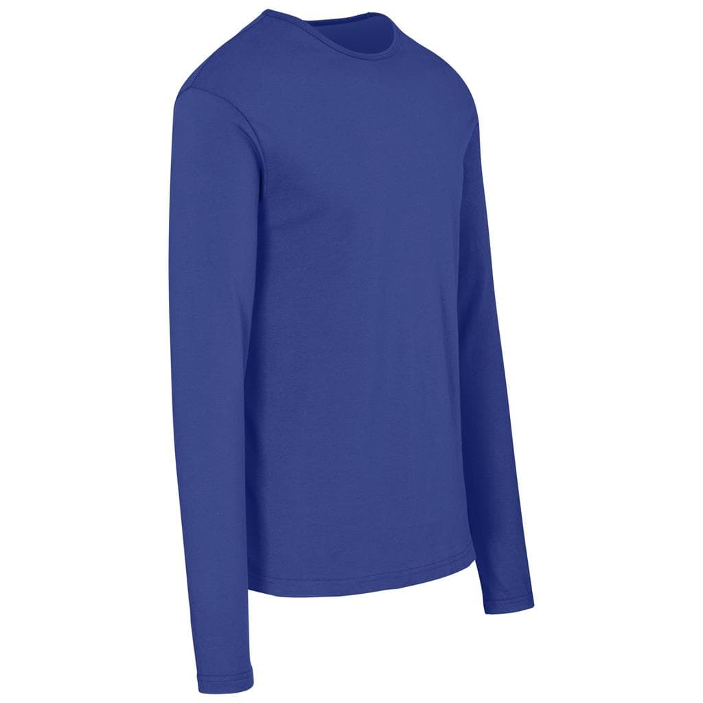 Mens Long Sleeve Portland T-Shirt - Royal Blue