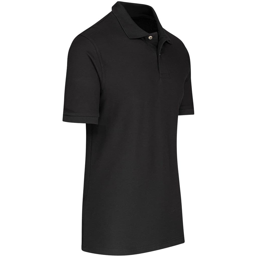 Mens Boston Golf Shirt - Black