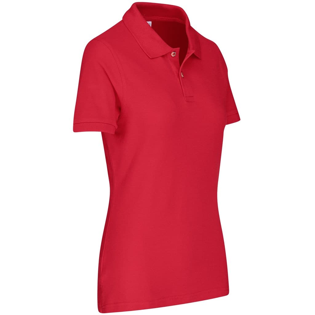 Ladies Boston Golf Shirt - Red