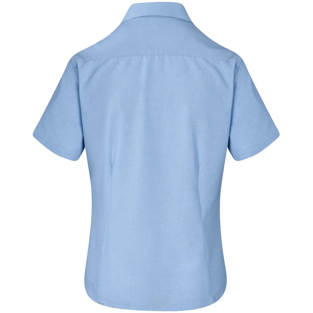 Ladies Short Sleeve Aspen Shirt - Blue