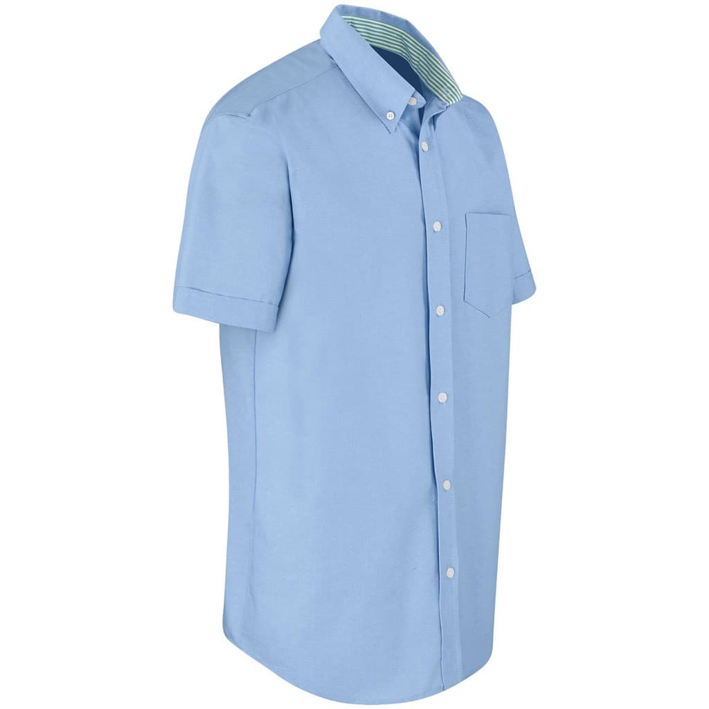 Mens Short Sleeve Aspen Shirt - Blue