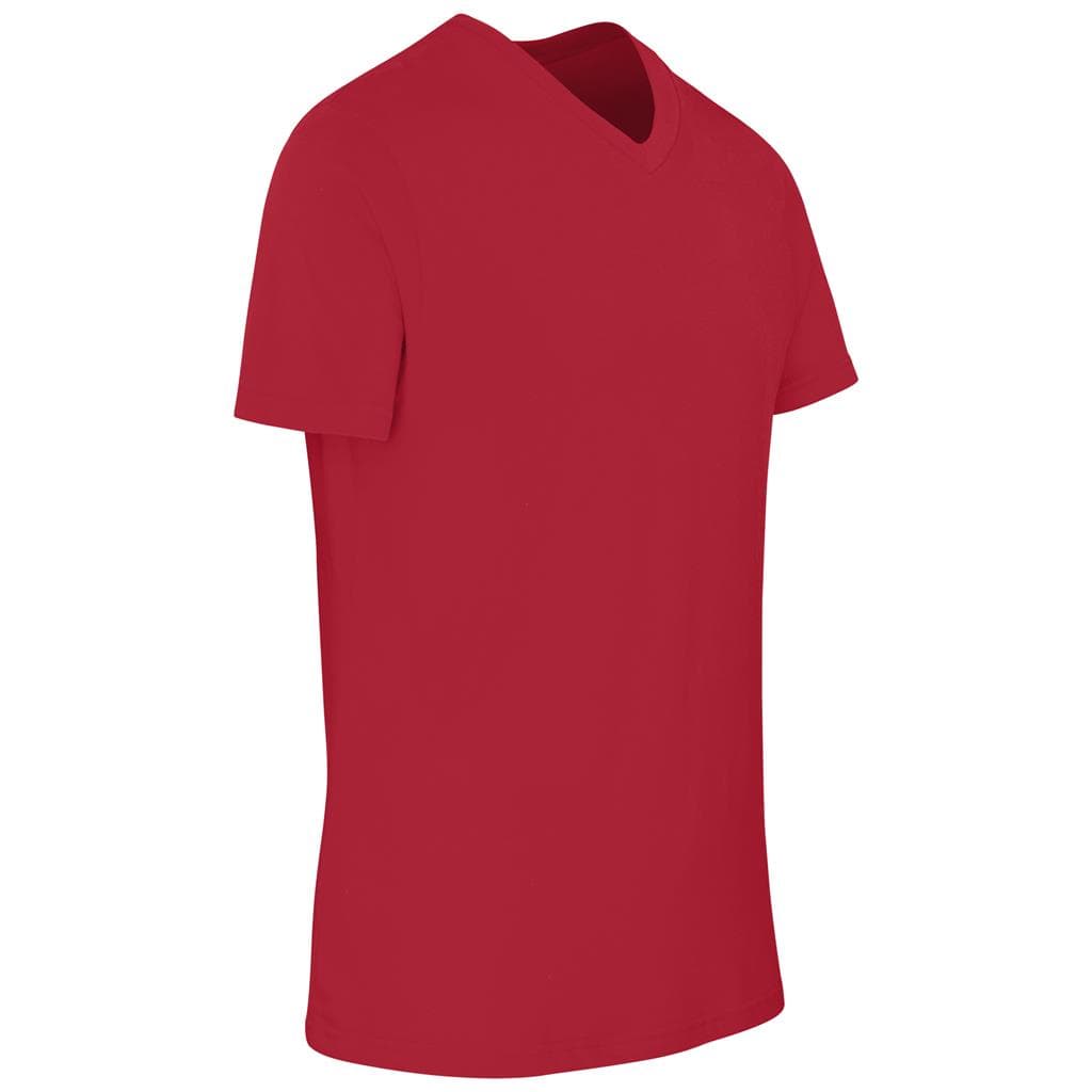 Mens Super Club 165 V-Neck T-Shirt - Red
