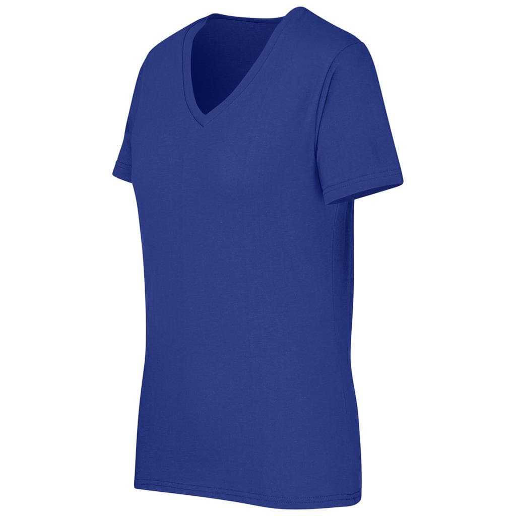 Ladies Super Club 165 V-Neck T-Shirt - Royal Blue