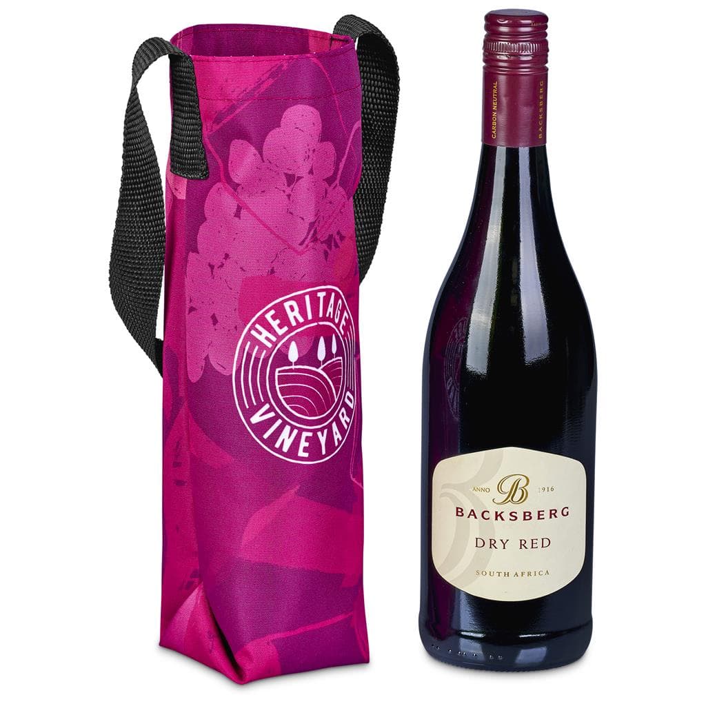 Hoppla Cellaro Polyester Wine Bottle Gift Bag