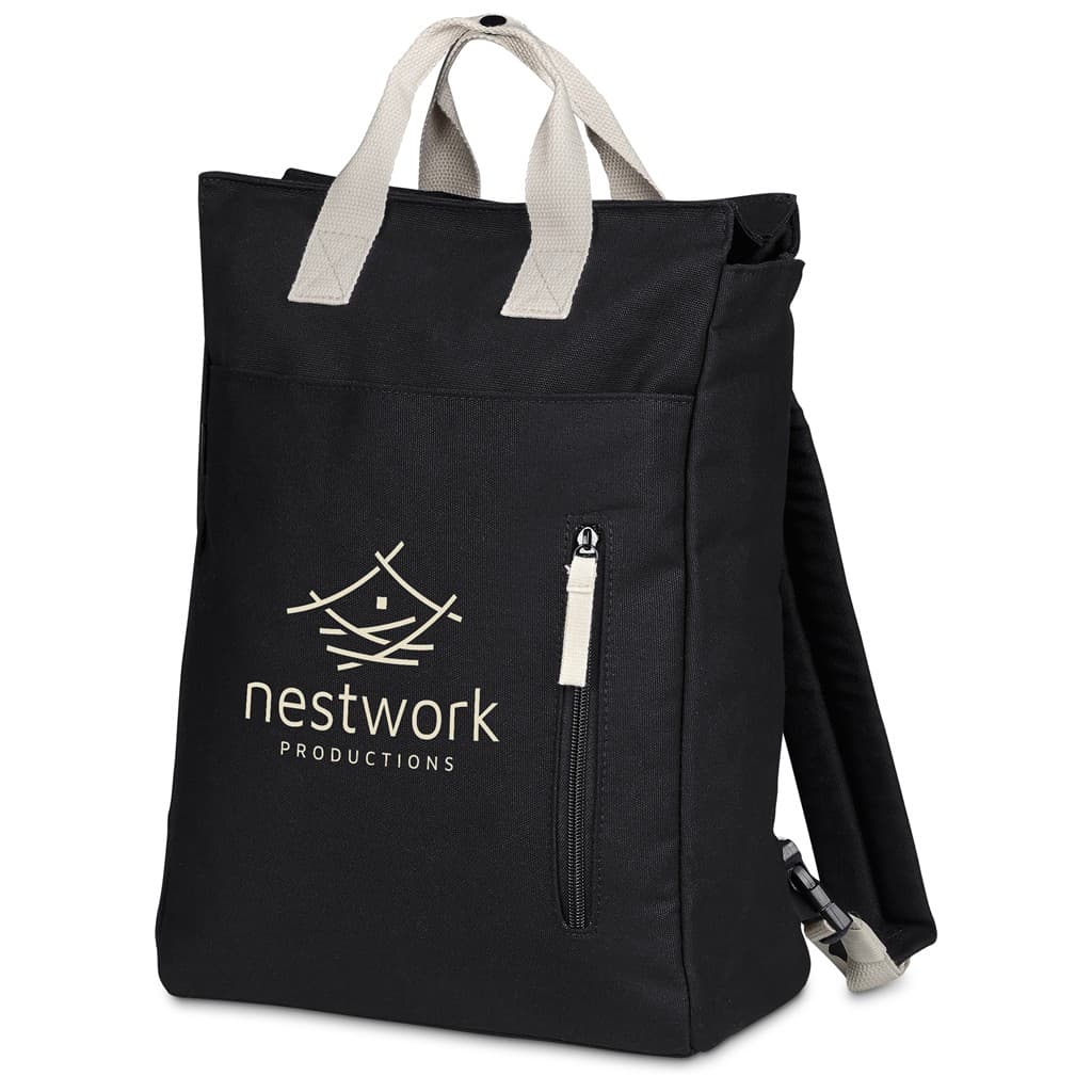 Serendipio Cityline Cotton Canvas Laptop Backpack