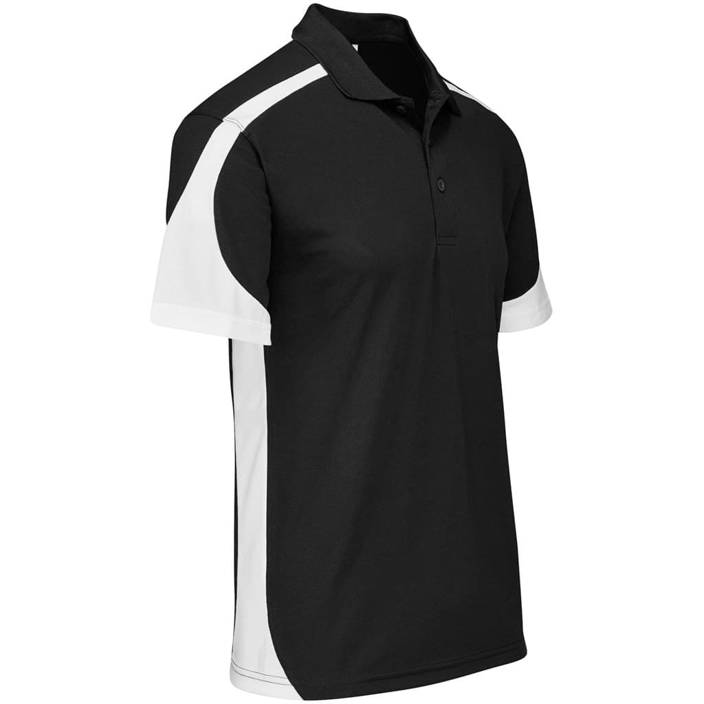 Mens Talon Golf Shirt - Black