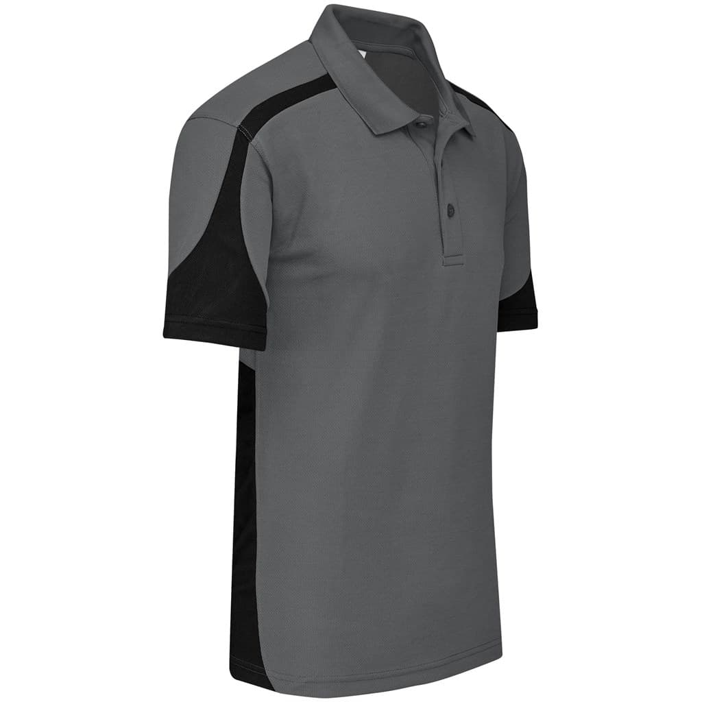 Mens Talon Golf Shirt - Grey