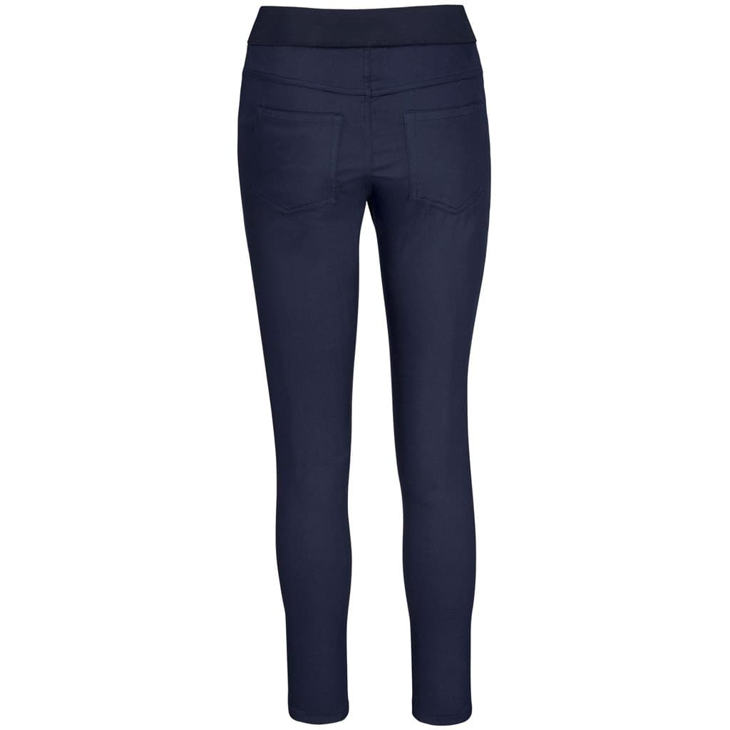 Ladies Sasha Stretch Pants - Navy