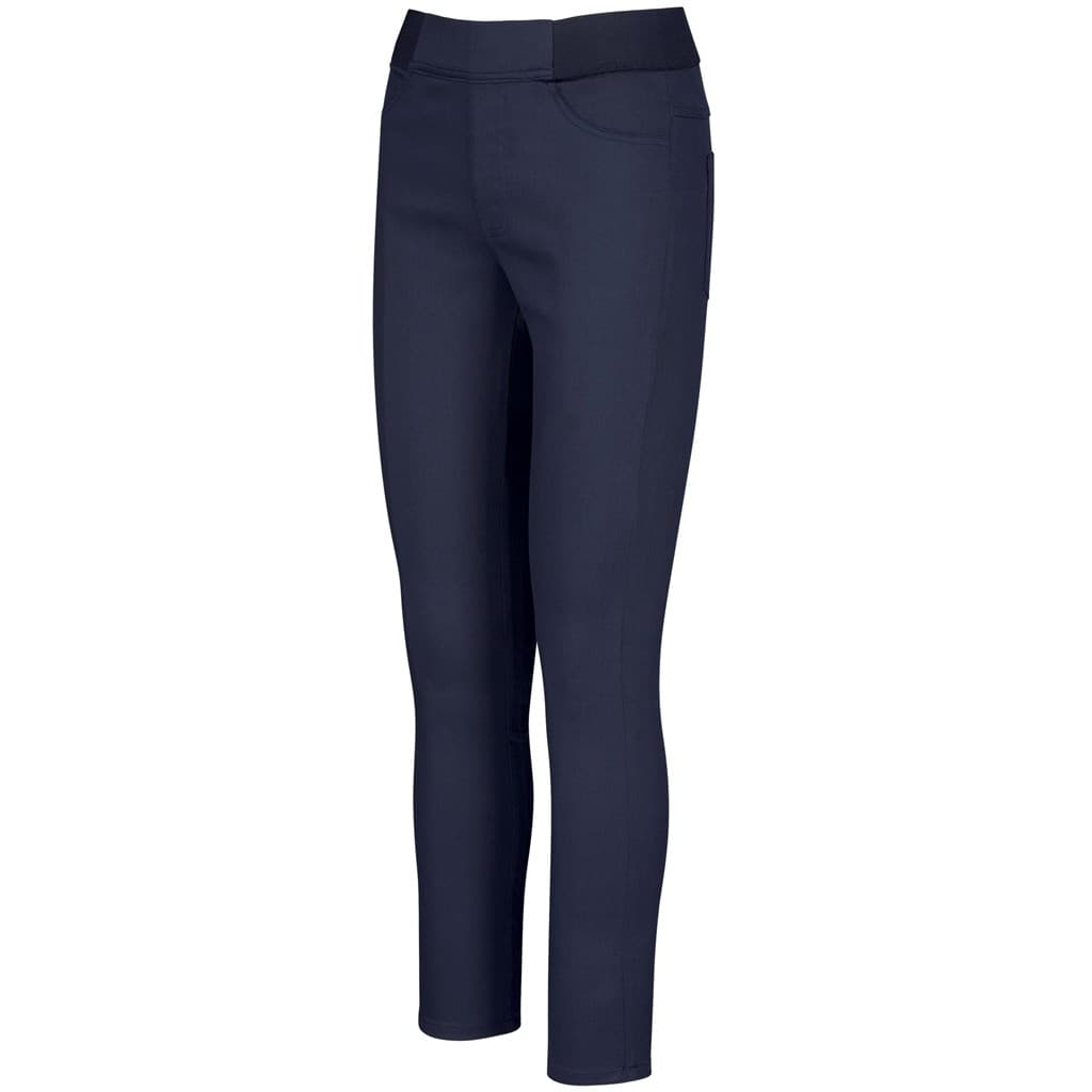 Ladies Sasha Stretch Pants - Navy