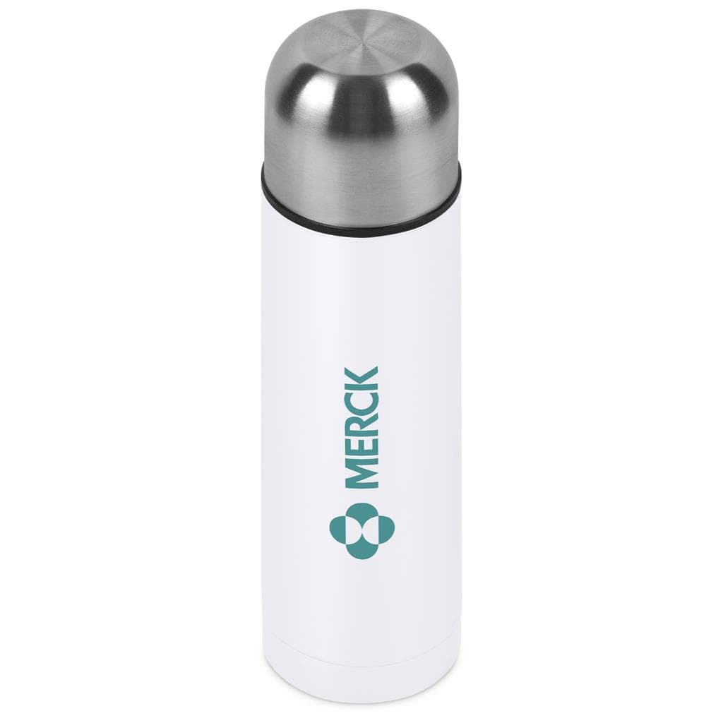 Altitude Alpaca Stainless Steel Vacuum Flask – 500ml - Solid White