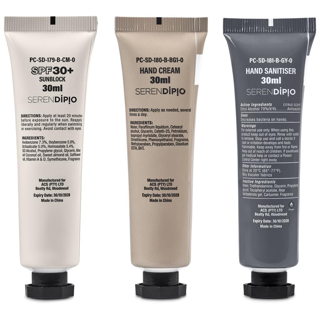 Serendipio Skincare Travel Set