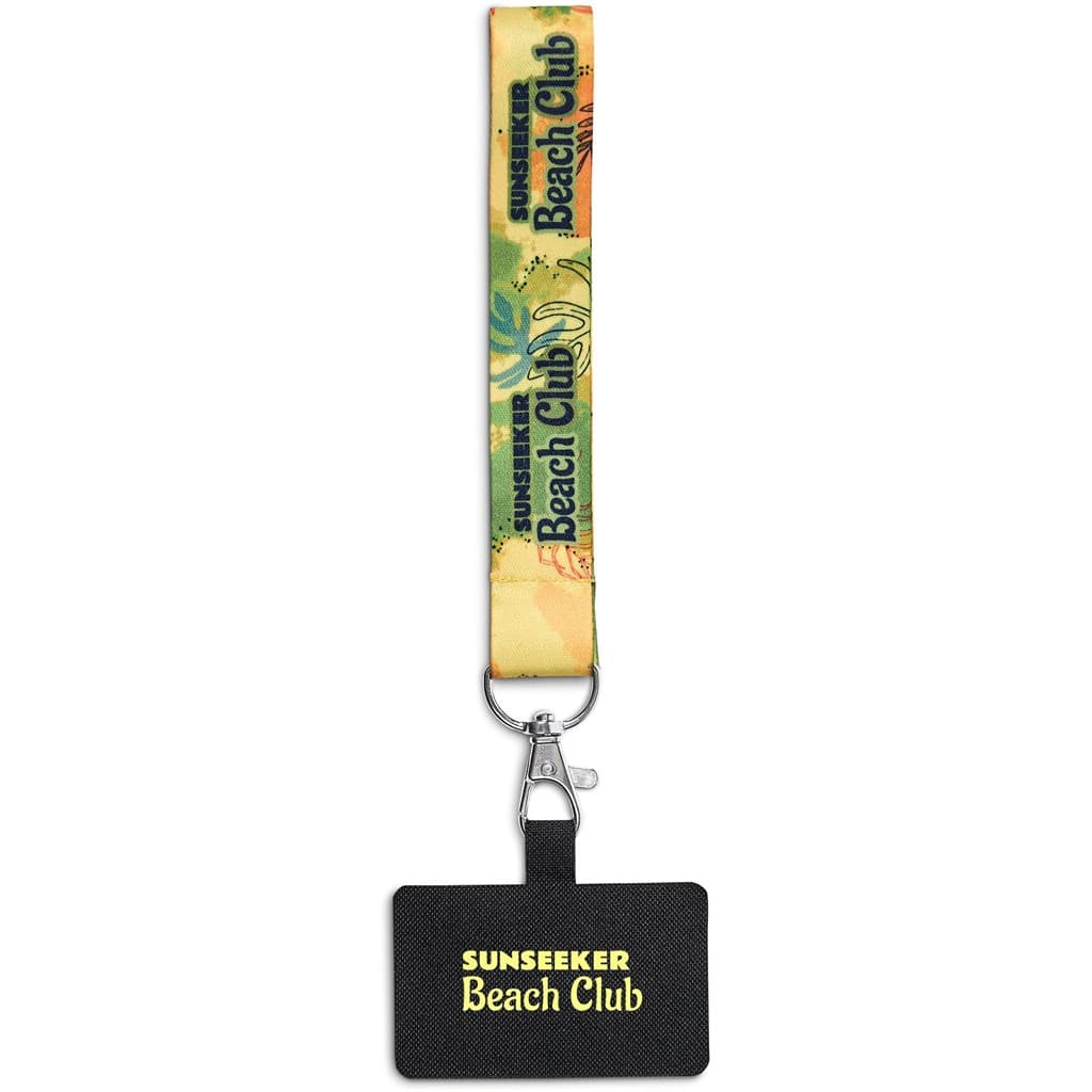 Altitude Rambler Single-Sided Sublimated Satin Wrist Phone Strap