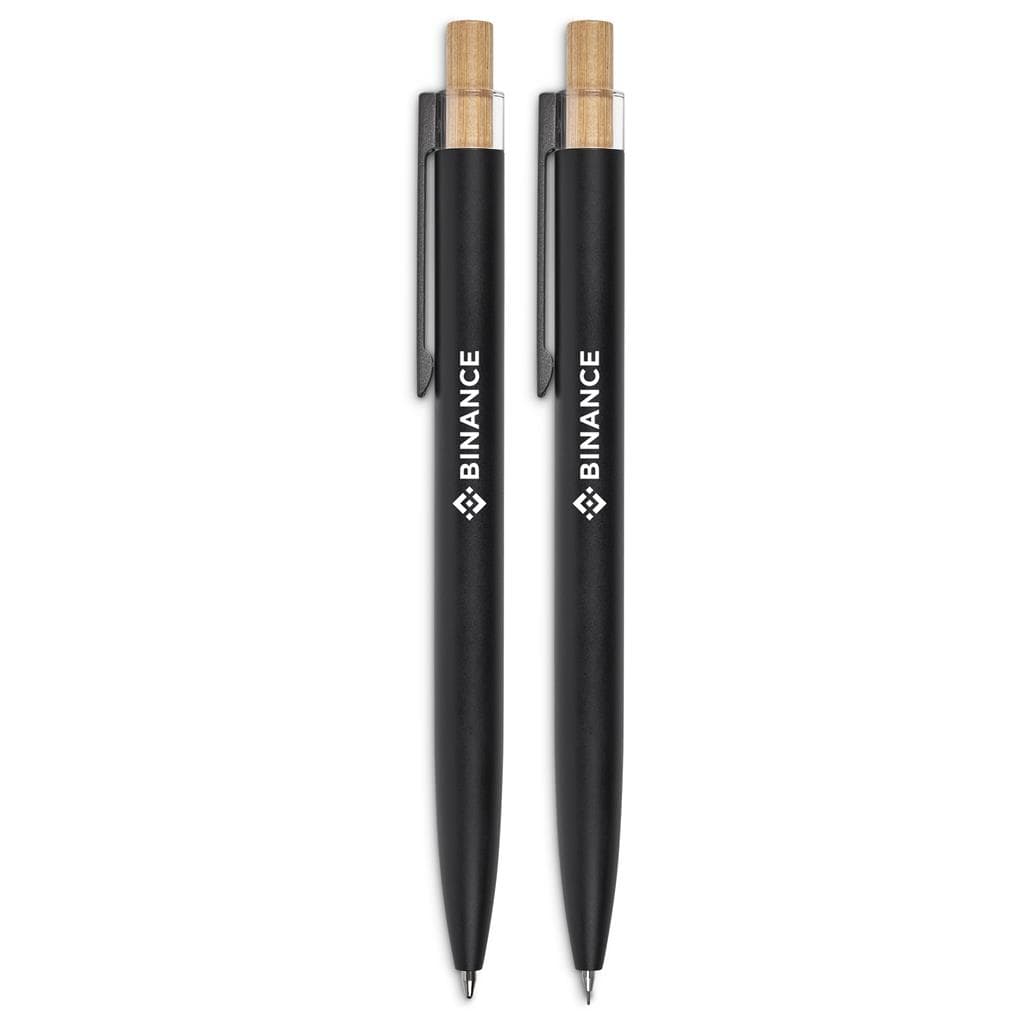 Okiyo Mimotu Ball Pen & Pencil Set - Black