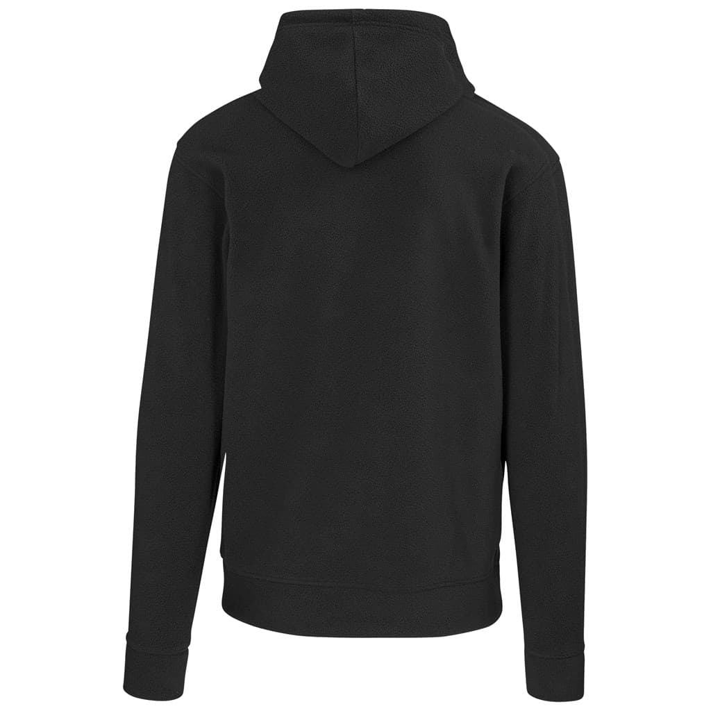 Mens Dawson Polar Fleece Hooded Sweater - Black