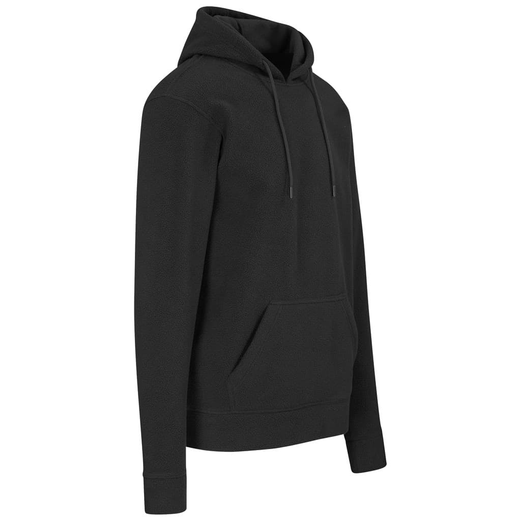 Mens Dawson Polar Fleece Hooded Sweater - Black