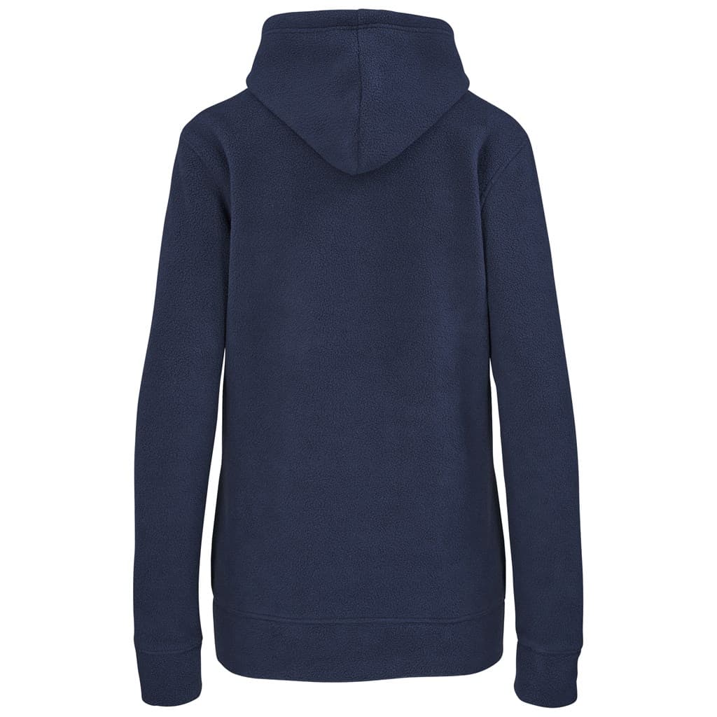 Ladies Dawson Polar Fleece Hooded Sweater - Navy
