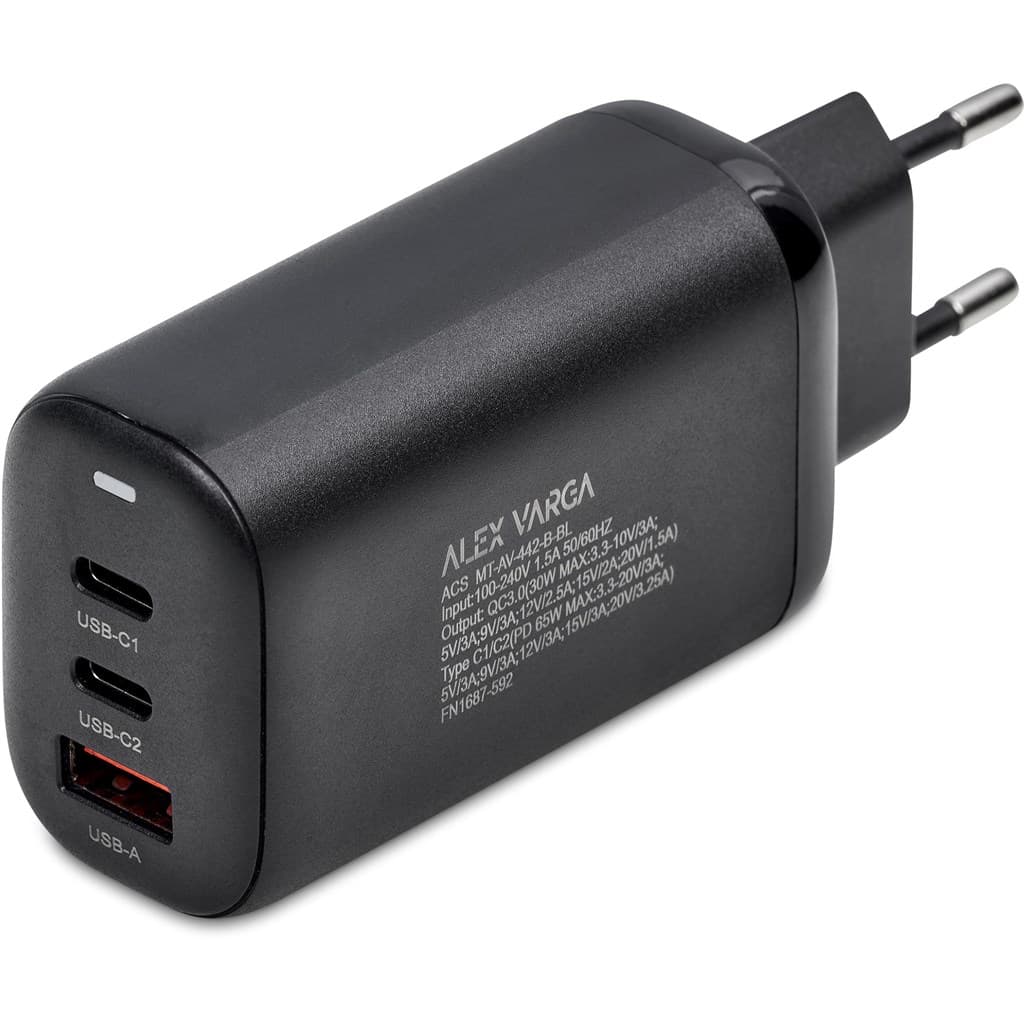 Alex Varga Alfonta Quick Charge 3.0 & Power Delivery 65W Wall Charger