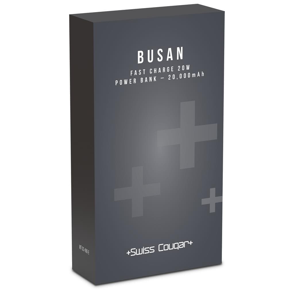 Swiss Cougar Busan Fast Charge 20W Power Bank - 20 000mAh