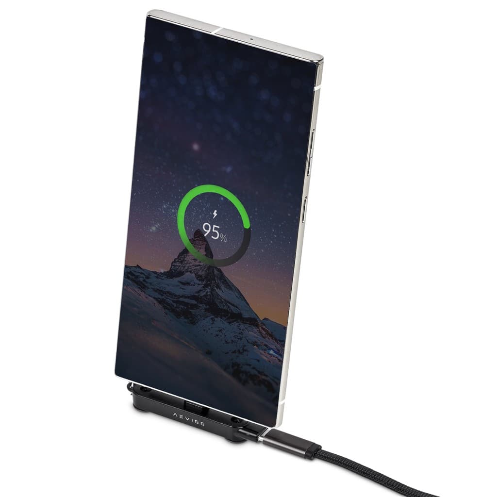 Swiss Cougar Mostar Fast Charge Cable & Type-C Phone Stand