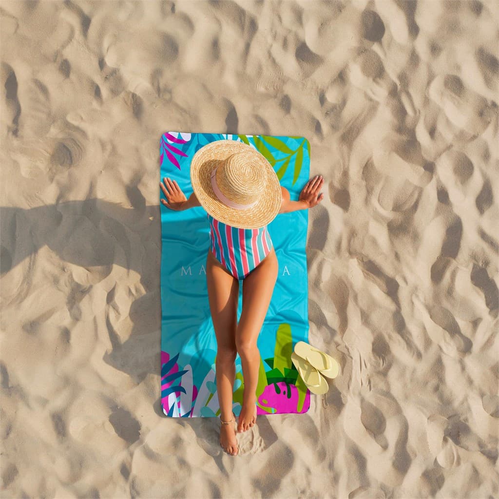 Hoppla Hula Beach Towel - Double-Sided Branding