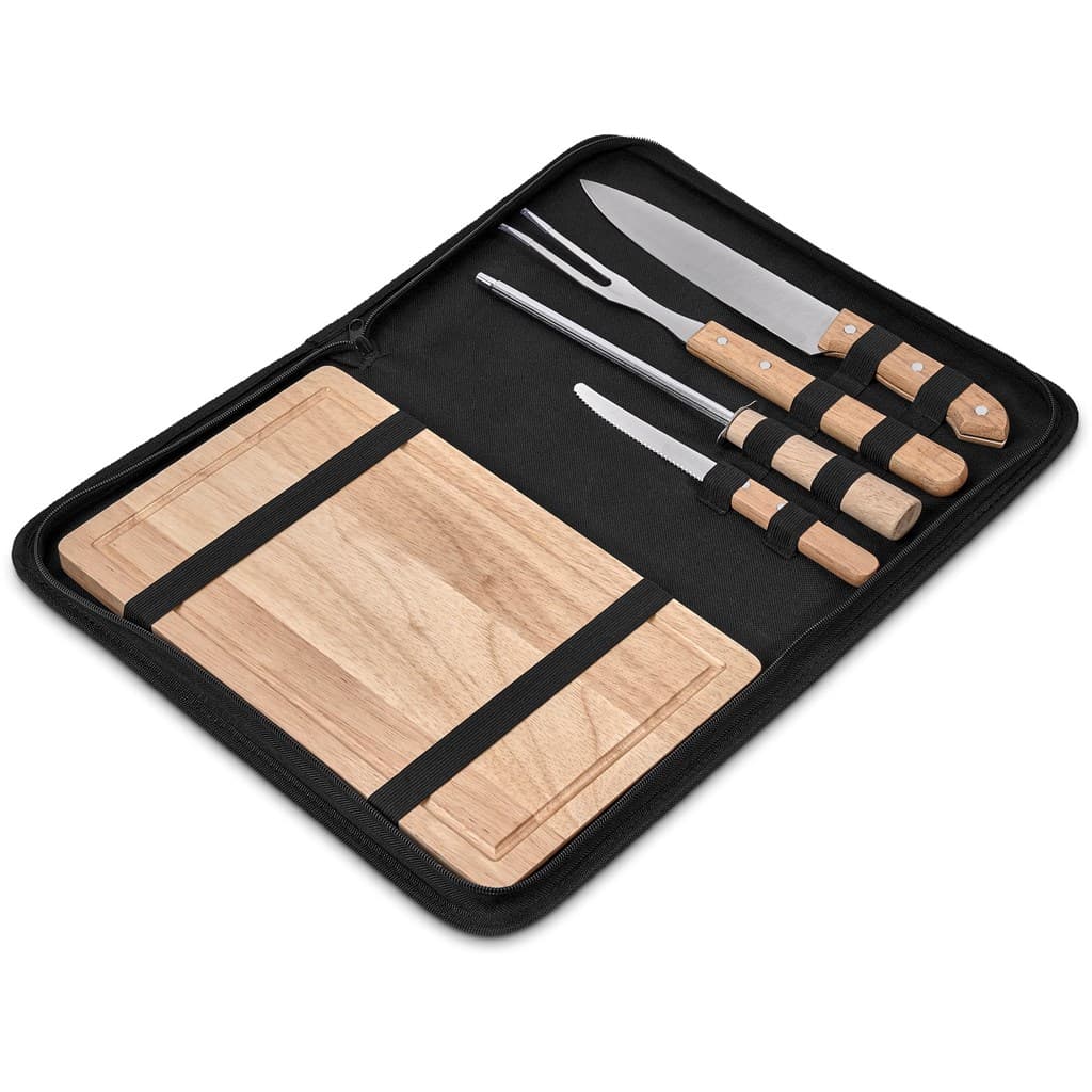 Serendipio Brenton 5-Piece Braai & Carving Set