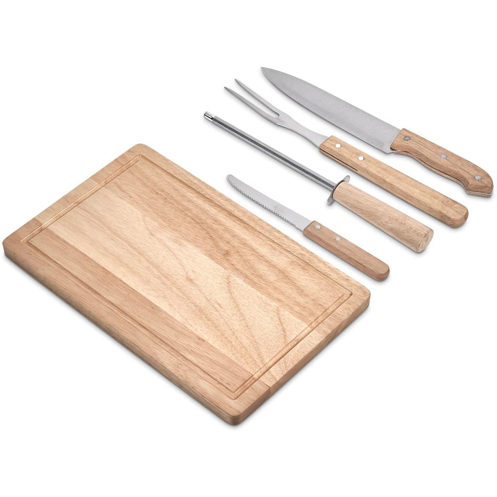 Serendipio Brenton 5-Piece Braai & Carving Set