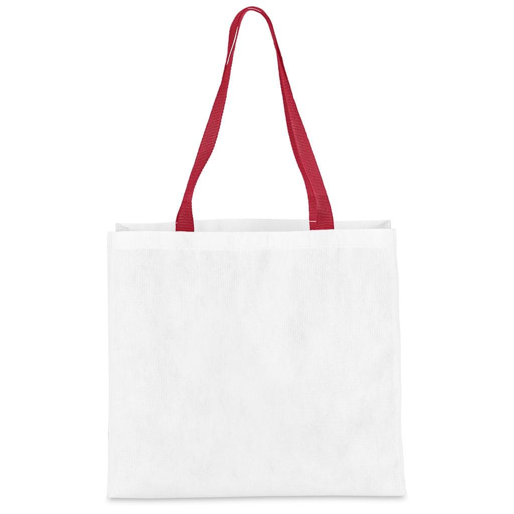 Pre-Printed Sample Hoppla Footloose RPET Stitch-Bond Shopper