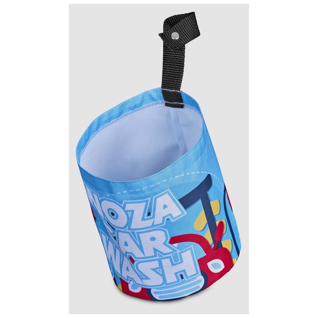 Pre-Printed Sample Hoppla Auto Polyester Car Refuse Holder