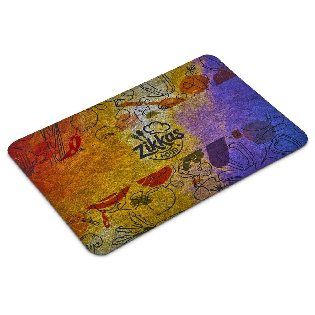 Pre-Printed Sample Hoppla Savour RPET Felt Placemat